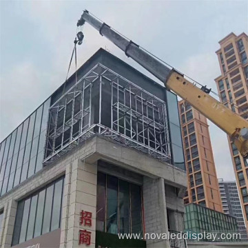 Lámpara de pantalla LED de esquina al aire libre de Hotsell en la construcción